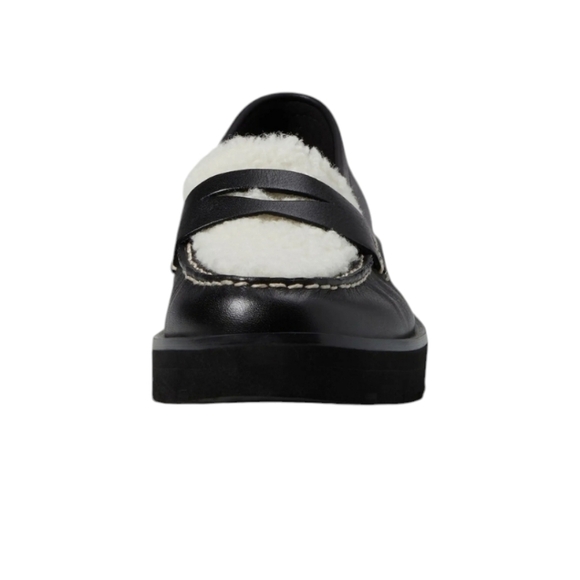 Sperry Chunky Penny Loafer Black with Sherpa Detail NWOT - Picture 4 of 10